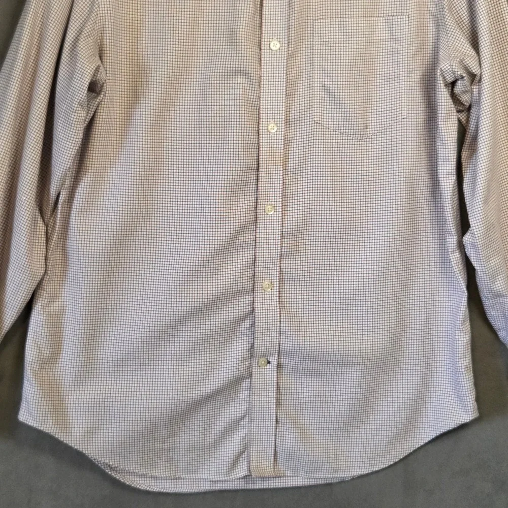 Banana Republic Button Down Shirt Men's Medium Classic Plaid Cotton Preppy